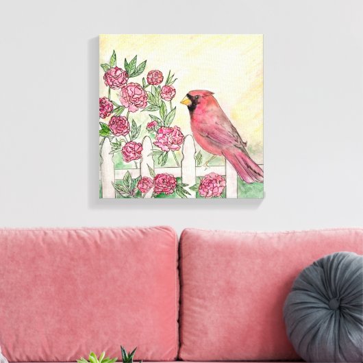 Indiana Stretched Canvas afdrukken (Insitu (Woonkamer))