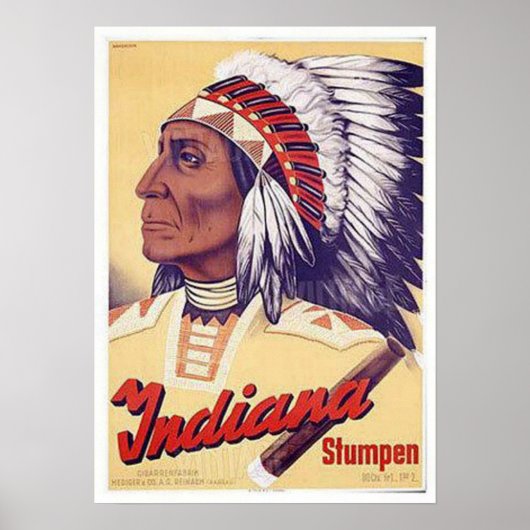 Indiana Stumpen Poster (Voorkant)