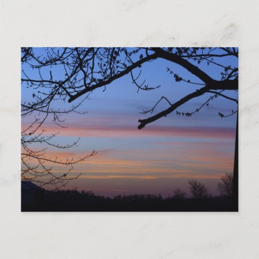 Indiana Sunset Briefkaart (Voorkant)