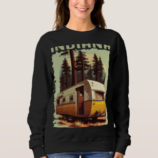 Indiana Sunset retro 70s vintage hiking camping Trui