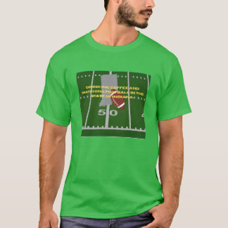 Indiana T-shirt met koffie en voetbal