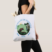 Indiana-teken Tote Bag (Dichtbij)