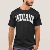Indiana - Throwback Design - Klassiek T-shirt (Voorkant)