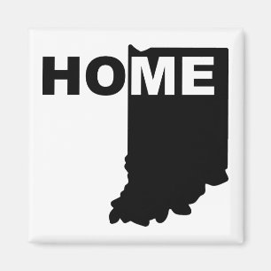 Indiana Thuis Weg Van Staat Koelkastmagneet Magneet