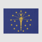 Indiana tissuepapier, Indiana Vlag tissuepapier (Voorkant)