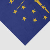 Indiana tissuepapier, Indiana Vlag tissuepapier (Detail)
