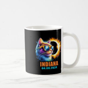 Indiana Totale Zonsverduistering 2024 Kat Zonsverd Koffiemok