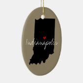 Indiana Town Keramisch Ornament (Rechts)