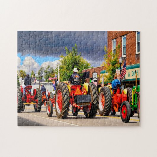 Indiana Tractor Parade. Legpuzzel (Horizontaal)
