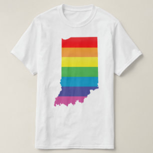indiana trots . gestreept. t-shirt