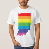 indiana trots . gestreept. t-shirt (Voorkant)