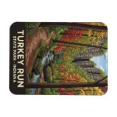 Indiana Turkije Run State Park Reizen Magneet (Horizontaal)