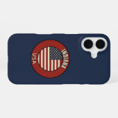Indiana United States of America iPhone 16 Hoesje (Achterkant horizontaal)