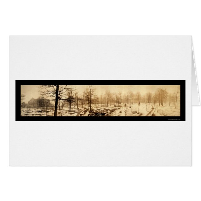 Indiana Univ Sneeuwfoto 1909 (Voorkant Horizontaal)