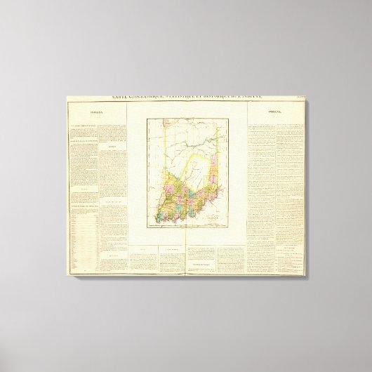 Indiana US Canvas Afdruk (Voorkant)