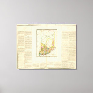 Indiana US Canvas Afdruk