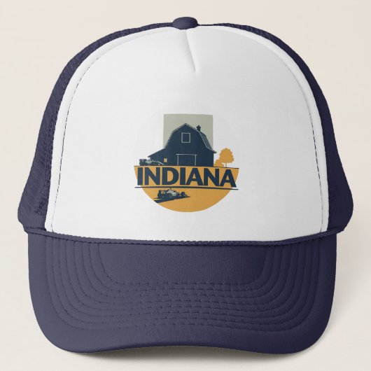 Indiana Verenigde Staten Trucker Pet (Voorkant)