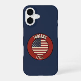 Indiana Verenigde Staten van Amerika  iPhone 16 Hoesje
