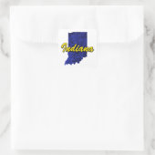 Indiana Vierkante Sticker (Tas)
