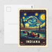 Indiana | Vincent van Gogh geïnspireerd Briefkaart (Voorkant / Achterkant)