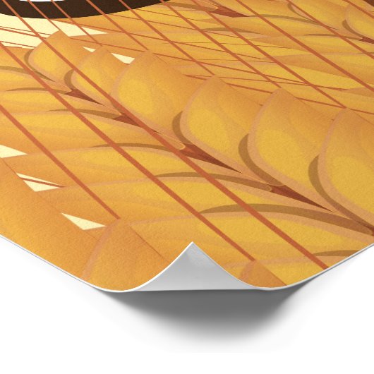 Indiana vintage-poster poster (Hoek)