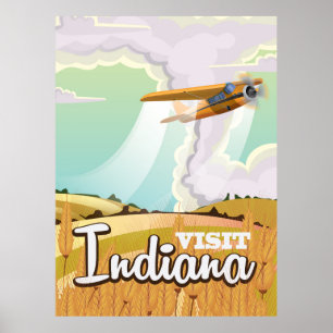 Indiana vintage-poster poster