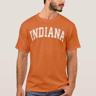 Indiana Vintage Varsity Sportset vrienden T-shirt