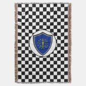 Indiana vlag deken (Voorkant Verticaal)