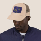 Indiana Vlag Hoed Trucker Pet (In situ)