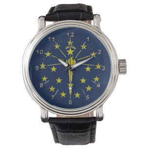 Indiana vlag horloge
