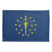 Indiana vlag kussensloop (Achterkant)