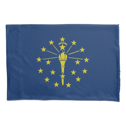 Indiana vlag kussensloop (Voorkant)