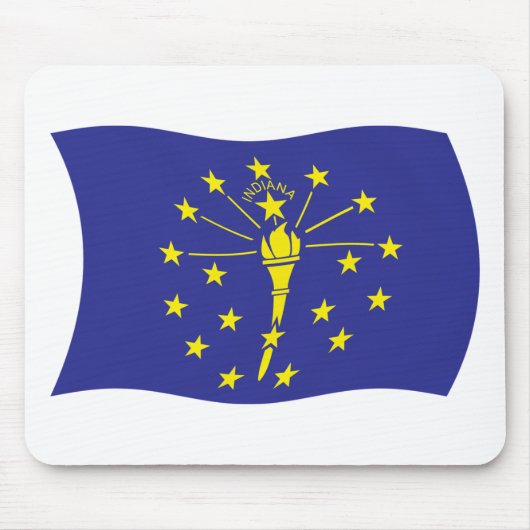 Indiana Vlag Muismat (Voorkant)
