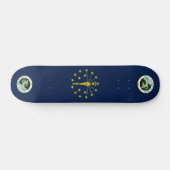 Indiana vlag persoonlijk skateboard (Horizontaal)