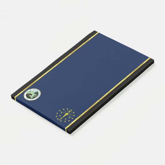Indiana vlag post-it® notes (Schuin)