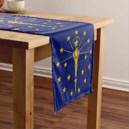 Indiana vlag & Sport fan house decor / Indiana Korte Tafelloper