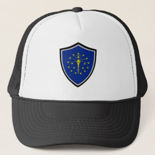 Indiana vlagvrachtwagen trucker pet