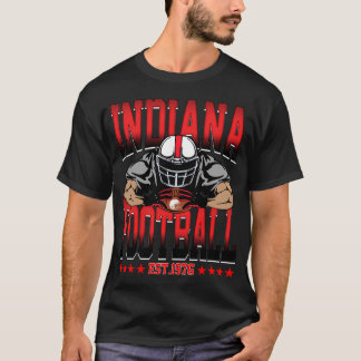 Indiana voetbalspeler grafische sport T-shirt