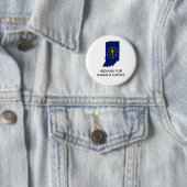 INDIANA voor Kamala Harris 2024 Button (In situ)