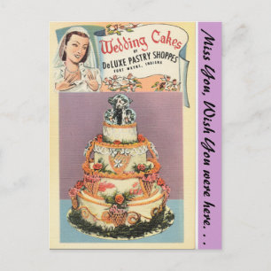 Indiana, Wedding Cakes, Fort Wayne Briefkaart