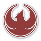 Indiana weerstand kardinaal sticker (Voorkant)