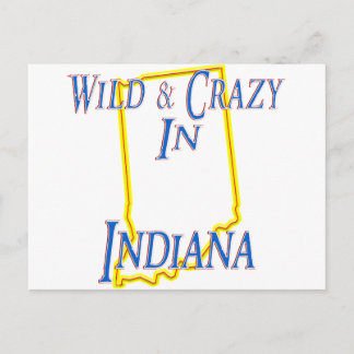 Indiana - Wild & Crazy Briefkaart