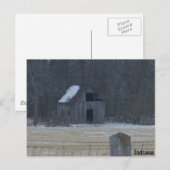 Indiana Winter Briefkaart (Voorkant / Achterkant)