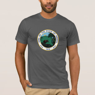 Indiana-zegel, Amerikaans staatszegel T-shirt