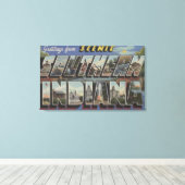 Indiana (Zuid) - Grote Letter-scènes Canvas Afdruk (Insitu (Houten vloer))