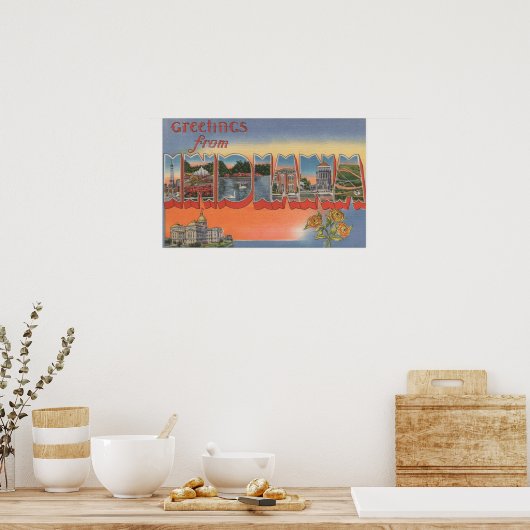 IndianaLarge Letter ScenesIndiana Poster (Keuken)