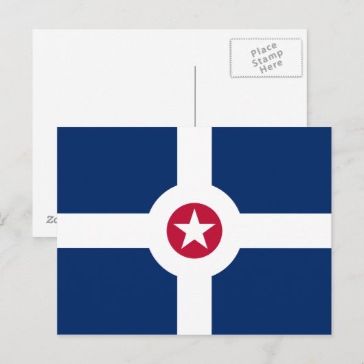 Indianapolis Briefkaart (Voorkant / Achterkant)