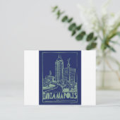 Indianapolis Briefkaart (Staand voorkant)