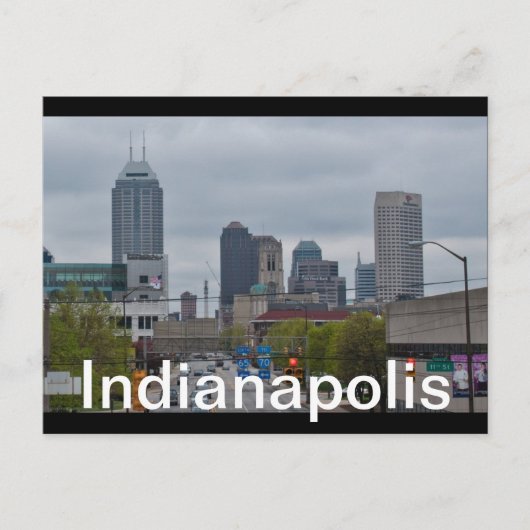 INDIANAPOLIS BRIEFKAART (Voorkant)