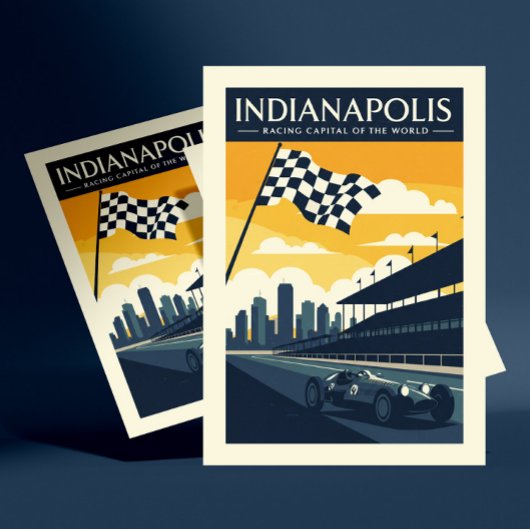  Indianapolis Briefkaart